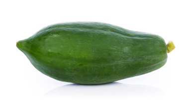 Papaya beyaz arka planda izole edilmiş