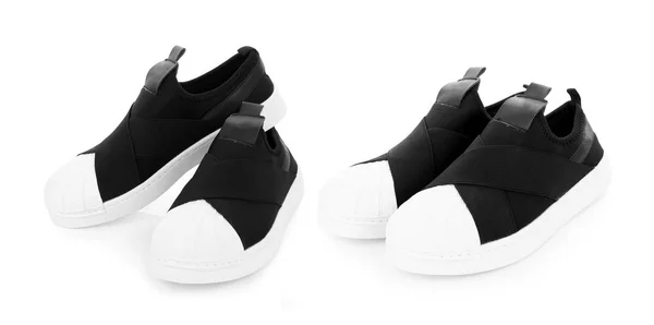 Sneakers classiche isolate su sfondo bianco — Foto Stock