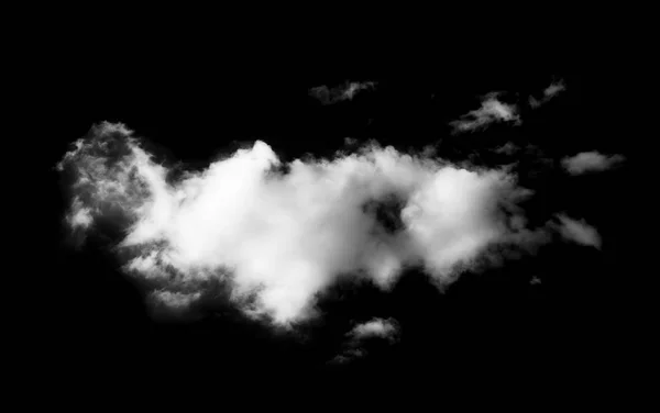 Felhők fekete háttér — Stock Fotó