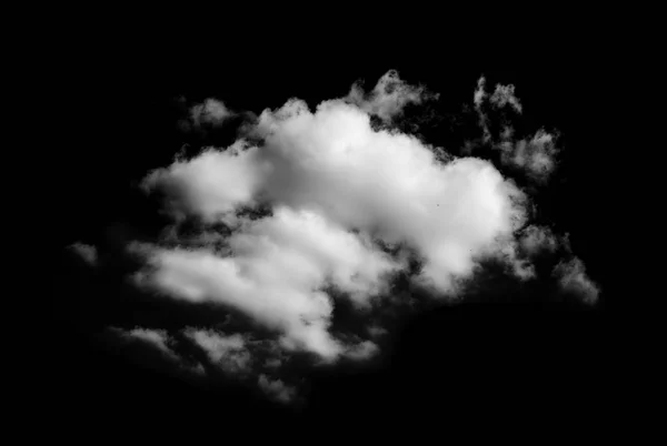 Chmury na czarnym tle — Zdjęcie stockowe
