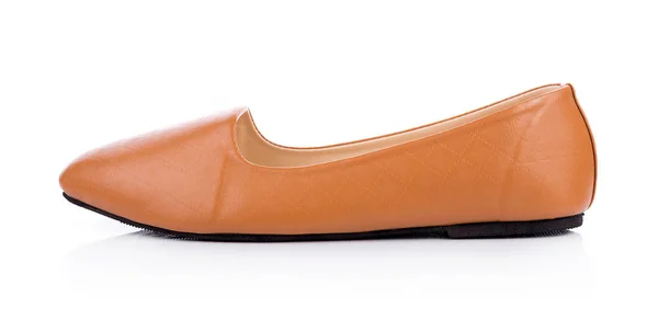 Zapatos de cuero aislados sobre fondo blanco — Foto de Stock