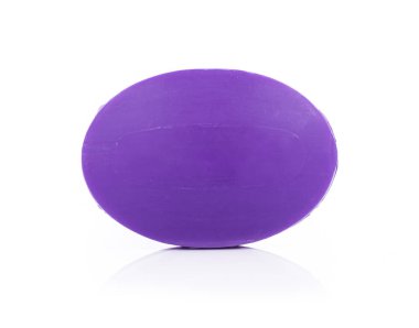 Beyaz arka plan üzerinde sabun yalıtım