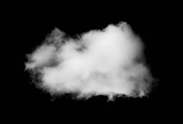 Clouds on black background — Stock Photo, Image