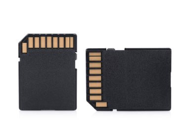 beyaz zemin üzerinde hafıza kartı