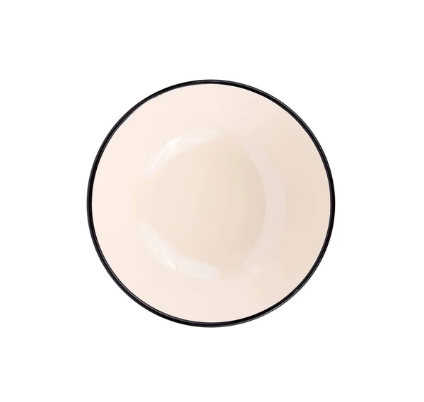 Ceramica ciotola isolata su sfondo bianco — Foto Stock