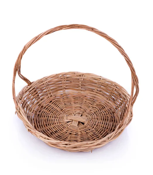 Basket isolated on white background — Stock Photo, Image