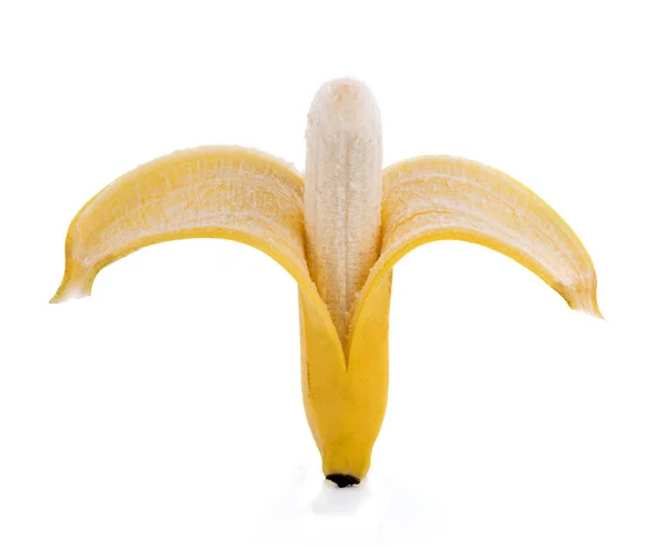 Banaan geïsoleerd op witte achtergrond — Stockfoto