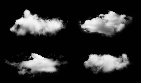 Облака на черном фоне. фон неба — стоковое фото