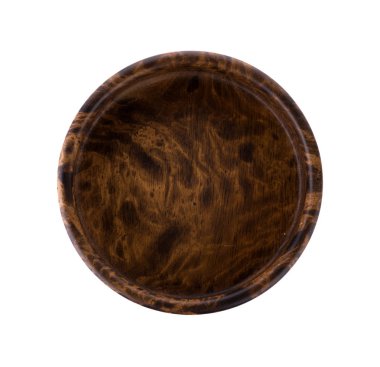 Tahta plaka beyaz arkaplanda izole edildi