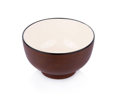 seramik kasesi beyaz arkaplanda izole