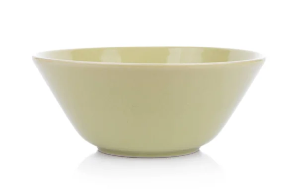 Ceramics bowl isolated on white background — Stock Photo, Image