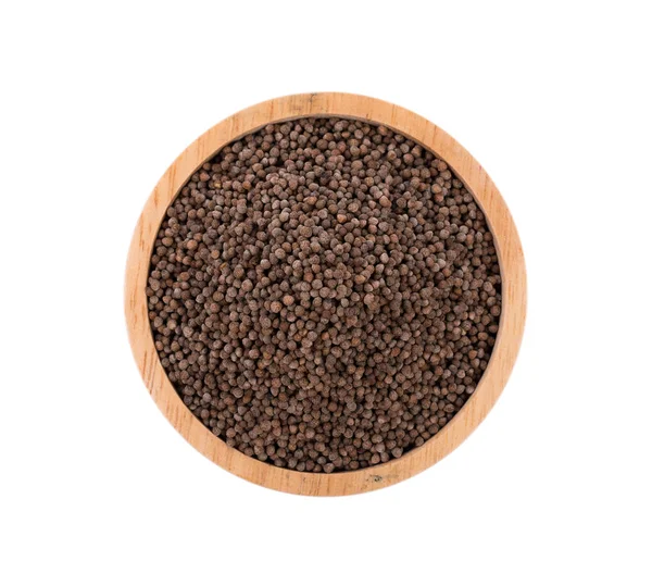 Beyaz zemin üzerine Perilla herb tohum — Stok fotoğraf