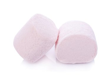 beyaz zemin üzerinde Marshmallows