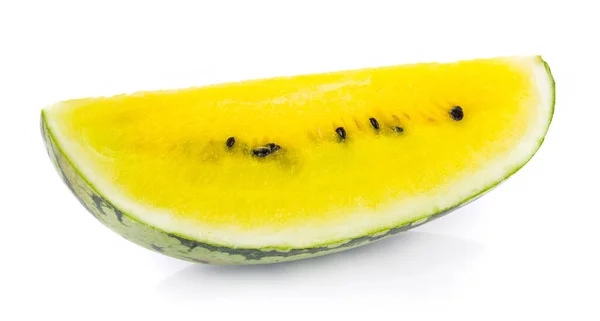 Melon d'eau isolé sur fond blanc — Photo