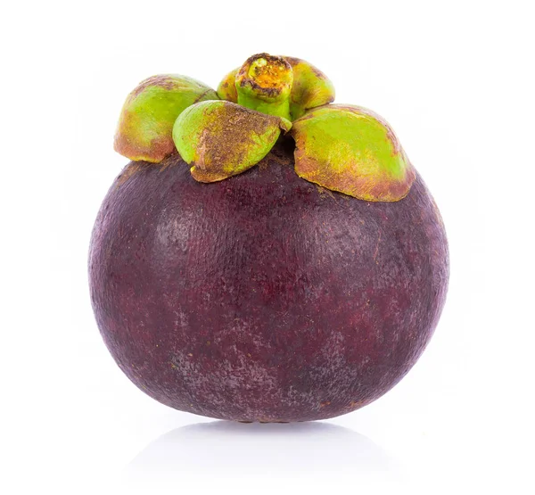 Mangosteen isolated on white background — Stock Photo, Image