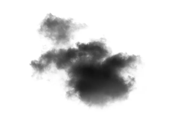 Хмари на білому тлі — стокове фото
