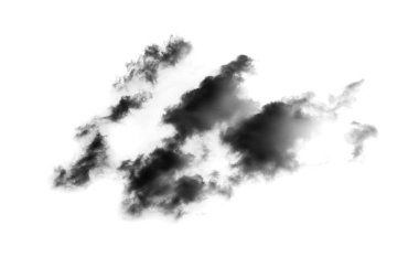 Beyaz arka planda bulutlar