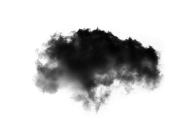 Beyaz arka planda bulutlar