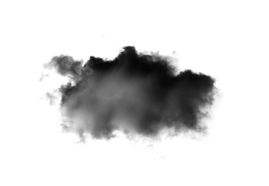 Beyaz arka planda bulutlar