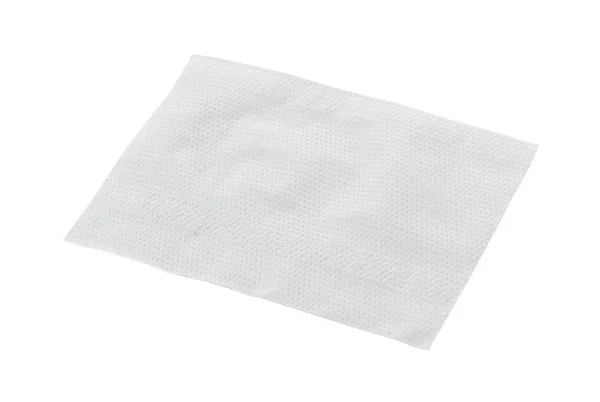Hârtie de țesut încrustat pe fundal alb — Fotografie, imagine de stoc