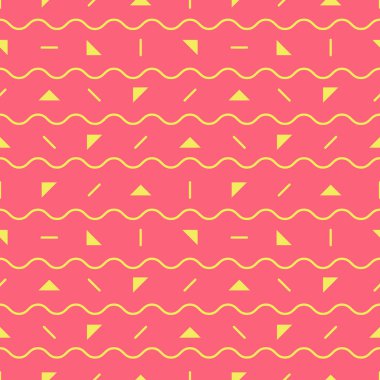 pembe geometrik desen