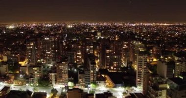 Hava şehir gece avenue Manzaralı