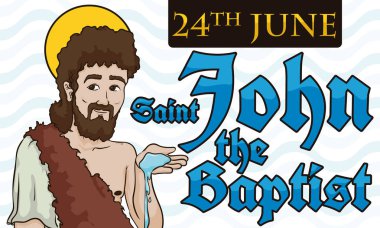 Saint John's Eve 24 Haziran içinde için Hatıra tasarım vektör çizim