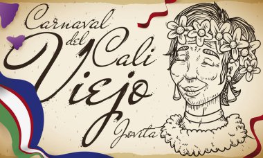 Jovita Çizer, Cali 'nin Bayrağı ve Cali Viejo Geçidi, Vektör İllüzyonu