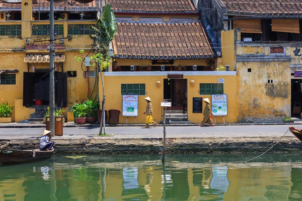Hoi een oude stad, Quang Nam, Vietnam. Hoi een wordt herkend als een World Heritage Site door Unesco. — Stockfoto