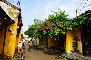 Hoi An antik kenti erken sabah güneşinin, Quang Nam, Vietnam. Hoi bir dünya mirası Unesco tarafından kabul edilmektedir.