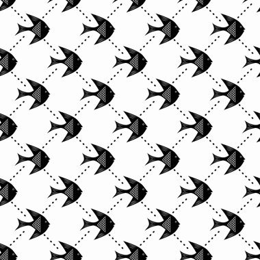 Balık, Dikişsiz tek renkli desen