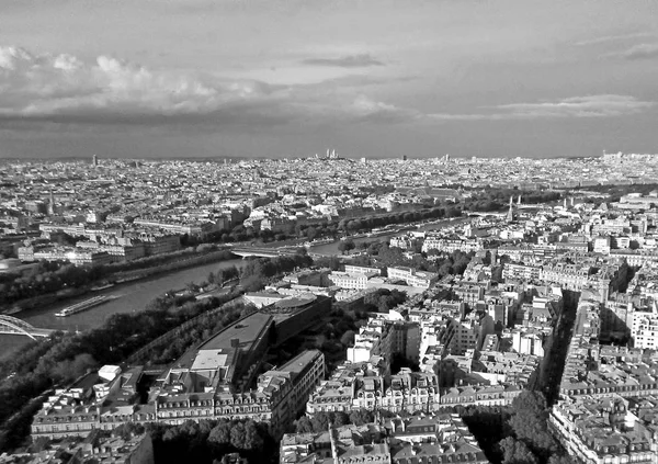 Vue aérienne depuis la tour Eiffel — Photo