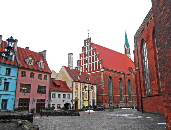 Old town of Riga. Northern Europe. Latvia