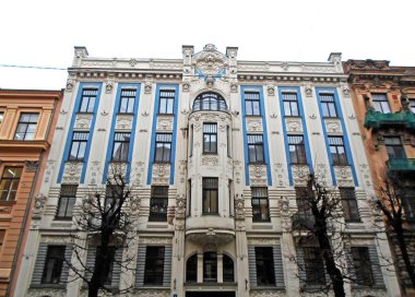 Art Nouveau mimari Riga