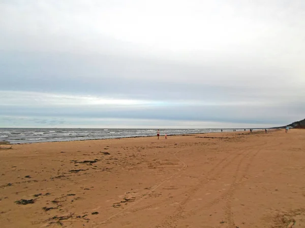 Берег Балтийского моря зимой — стоковое фото