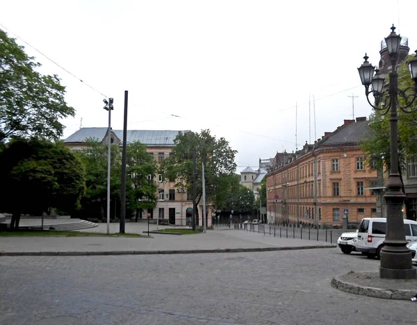 Οδός της παλιάς Lviv — Φωτογραφία Αρχείου