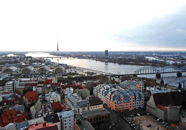 Vista panoramica sul centro storico di Riga — Foto Stock