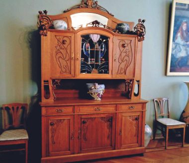 Art Nouveau tarzında açık büfe