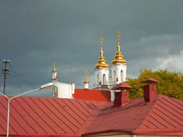 Domes of the Resurrection of the Church — Stock Photo, Image