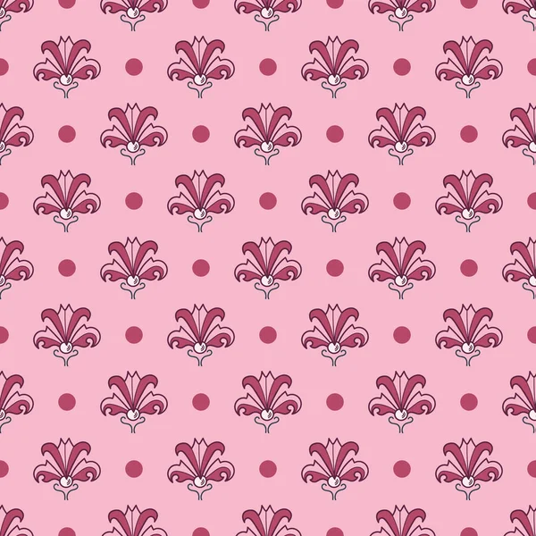 Seamless floral pattern — Stock Vector