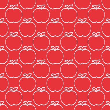 Kırmızı elma deseni
