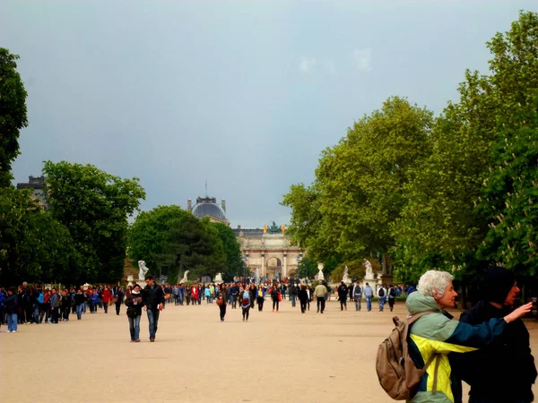 Tuileries Garden (Jardin des Tuileries), Paris — Zdjęcie stockowe