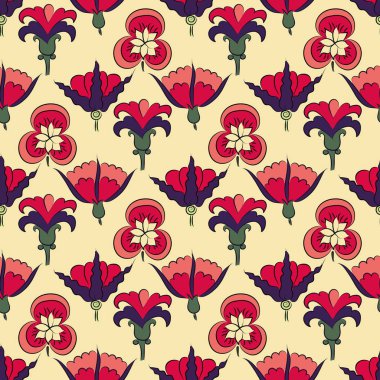 art nouveau çiçekler