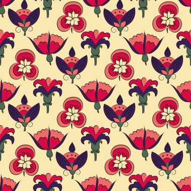 art nouveau çiçekler