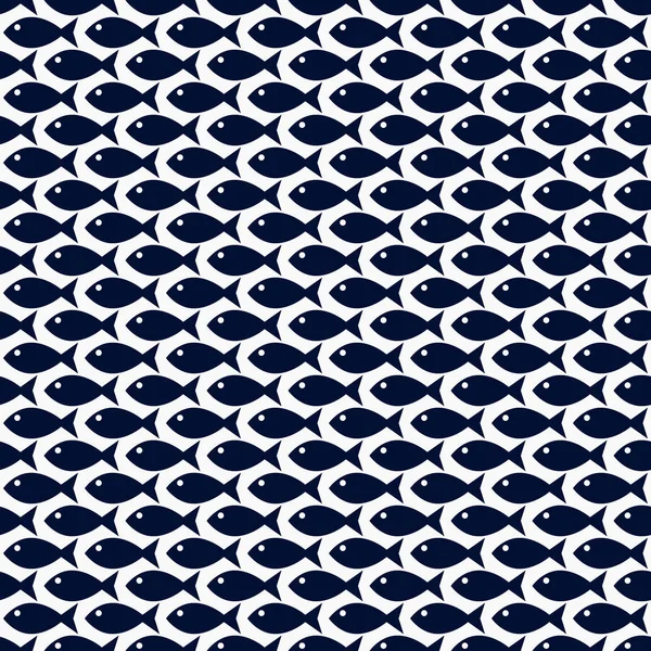 Små fiskar mönster — Stock vektor