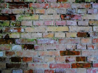 kırmızı eski tuğla duvar