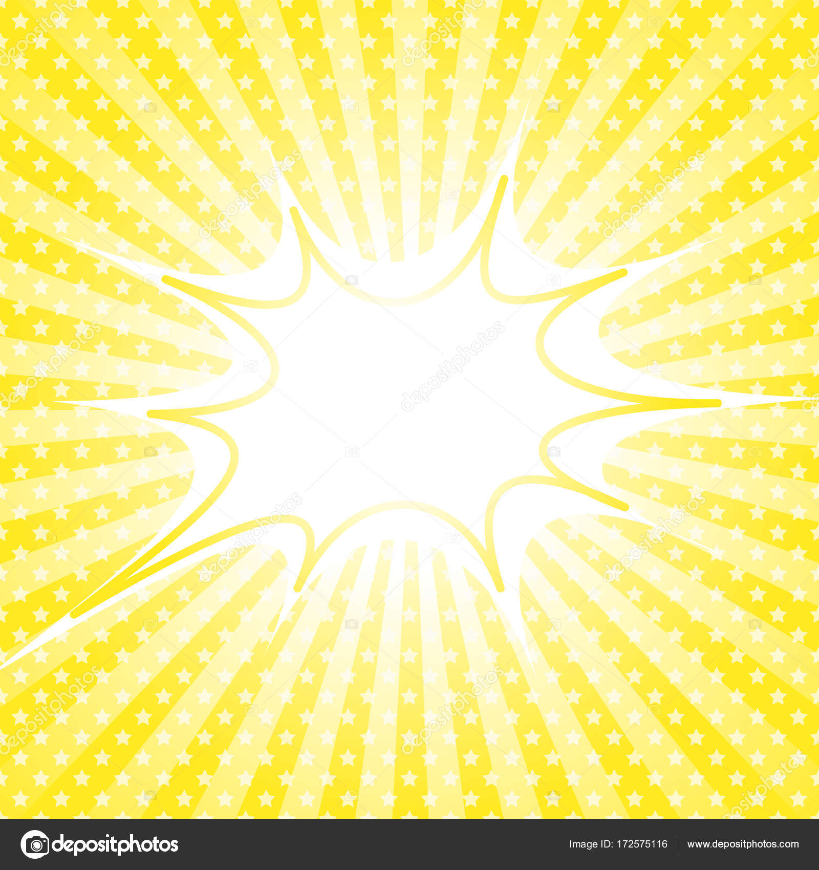 pop art template with stars stock vector lenalanette 172575116