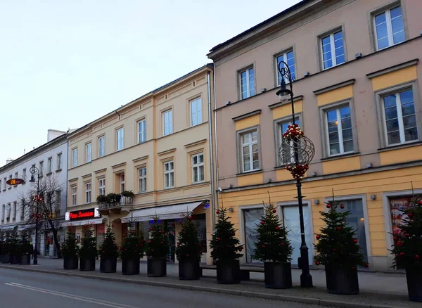 Βαρσοβία Πολωνία Δεκεμβρίου 2017 Nowy Swiat Οδός Διακοσμημένα Για Χριστούγεννα — Φωτογραφία Αρχείου