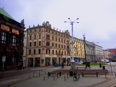 Poznan, Polonya - 02 Aralık 2017: Mimari Poznan Merkezi