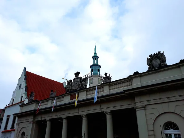 Poznan Polonya Aralık 2017 Eski Parlamento Binası Mimari — Stok fotoğraf